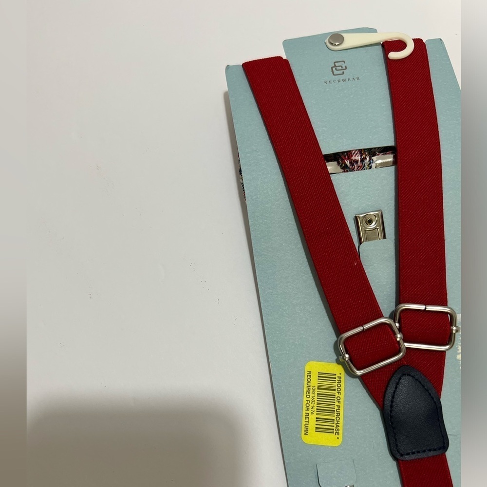 NWT👔 clip on BOW TIE and SUSPENDERS♥️ infant/Toddler - Picture 4 of 4